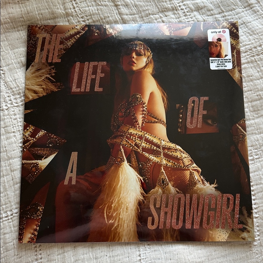 Target Exclusive The Life of a Showgirl Spritz Pink Vinyl Record